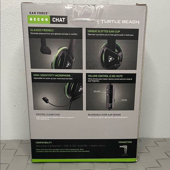 TURTLE BEACH - RECON CHAT WIRED XBOX, XBOX ONE, PS5, PS4 HEADSET - Picture 3 of 5